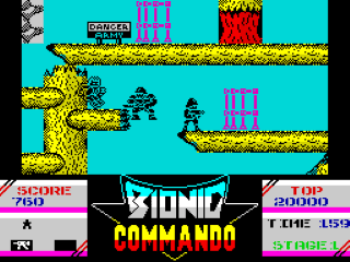 Commando screenshot 4 for ZX Spectrum
